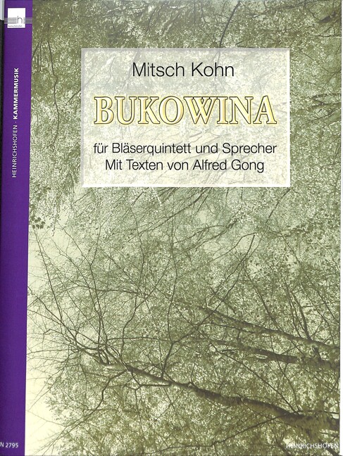 Bukowina für Sprecher, Flöte, Oboe,