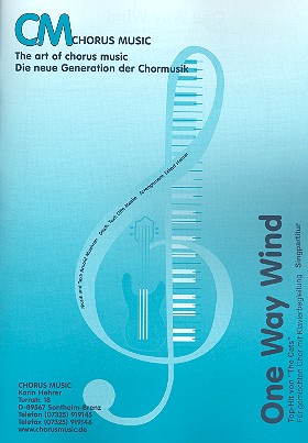One Way Wind für gem Chor und Klavier
