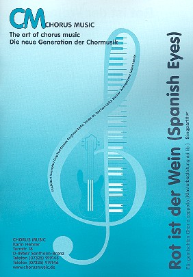 Rot ist der Wein für gem Chor und Klavier