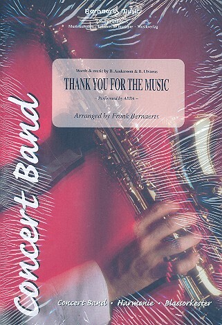 Thank You for the Music: für Blasorchester