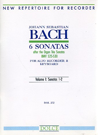 6 Sonatas after the Organ Trio Sonatas BWV525-530 vol.1 (nos.1-2)