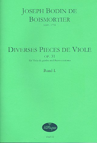 Diverses pièces de viole op.31