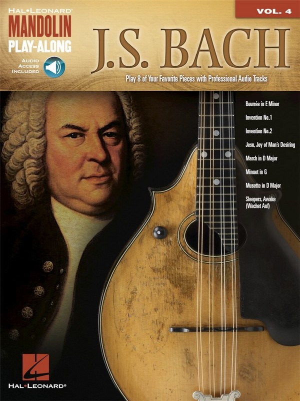 J.S. Bach (+CD) for mandolin/tab