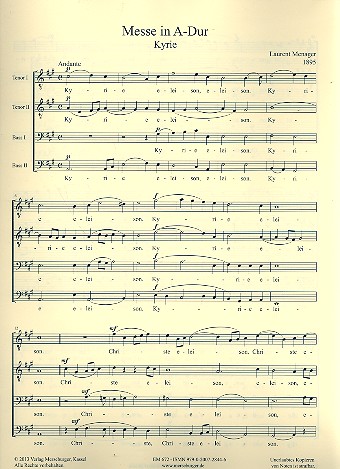 Messe A-Dur für Männerchor a cappella