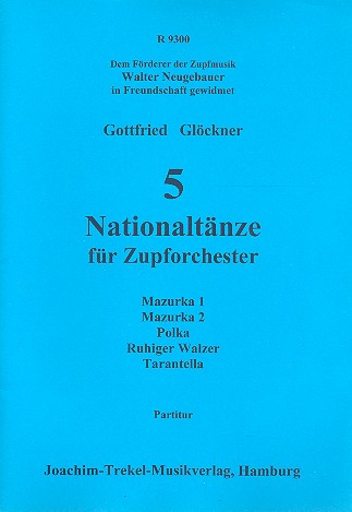 5 Nationaltänze für Zupforchester