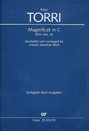 Magnificat in C BWV Anh30 für 8 Stimmen
