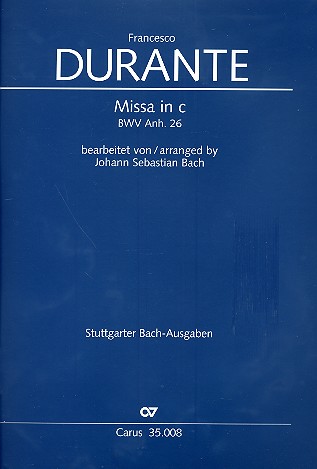 Missa in c BWV Anh26