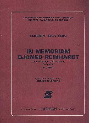 In memoriam Django Reinhardt op.64a