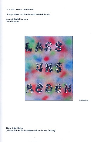 Lass uns reden (+CD) für 4 Stimmen, Violine,