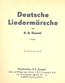 Deutsche Liedermärsche Band 1: