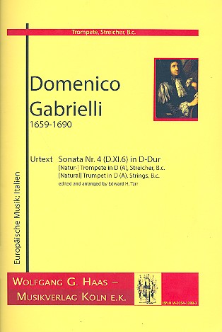 Sonata Nr.4 D-Dur D.XI.6 für (Natur-) Trompete