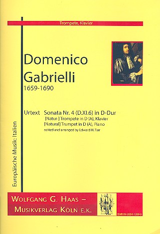 Sonata Nr.4 D-Dur D.XI.6 für (Natur-) Trompete