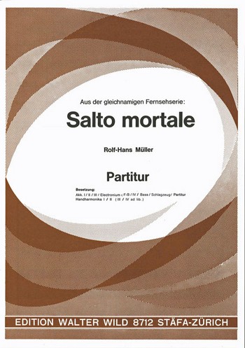 Salto Mortale: für Akkordeonorchester