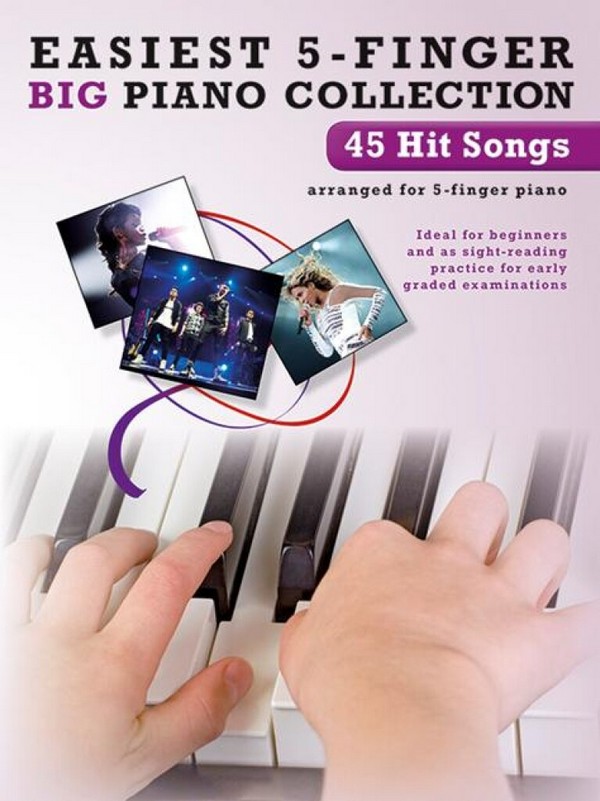 45 Hit Songs: for 5-finger piano