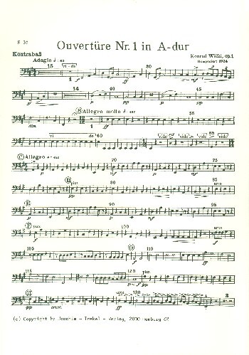 Ouvertüre A-Dur Nr.1 op.1