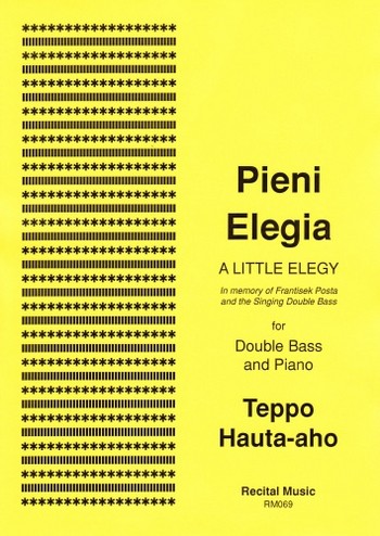 A little Elegy for double bass and piano