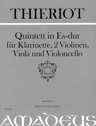 Quintett Es-Dur für Klarinette, 2 Violinen,