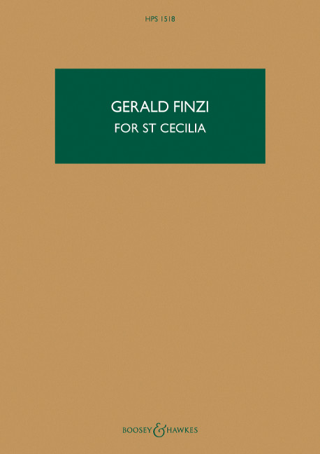 For St Cecilia op. 30 HPS 1518