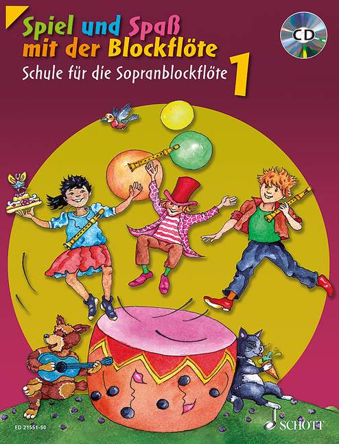 Spiel und Spaß mit der Blockflöte Band 1 - Schule (+CD)