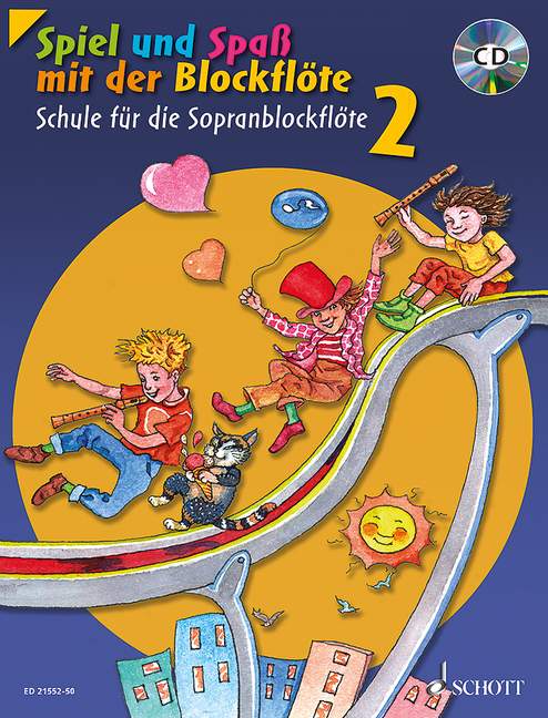 Spiel und Spaß mit der Blockflöte Band 2 - Schule (+CD)