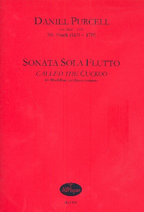 Sonata sola flutto called the Cuckoo