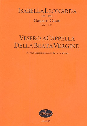 Vespro a cappella della beata vergine op.8