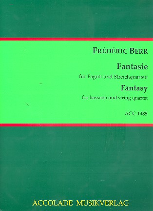 Fantasie B-Dur für Fagott und Streichquartett