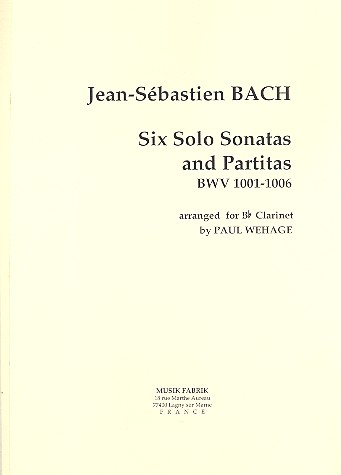 6 Sonatas and partitas BWV1001-1006