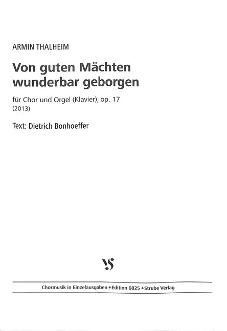 Von guten Mächten wunderbar geborgen op.17