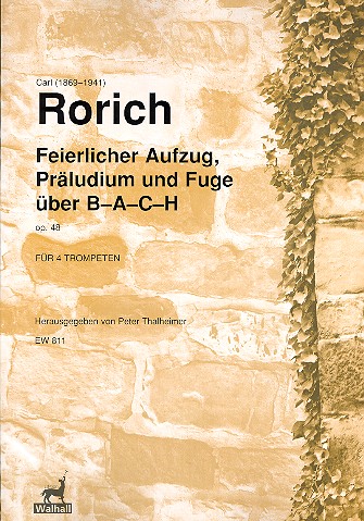 Feierlicher Aufzug, Präludium und Fuge über B-A-C-H op.48