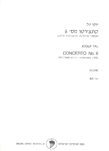 Concerto no.6 for piano and electronics