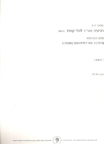 String Quartet no.3