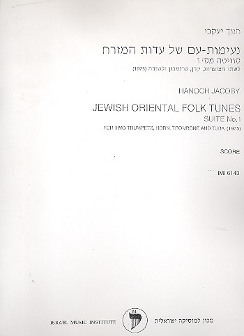 Jewish Oriental Folk Tunes Suite no.1