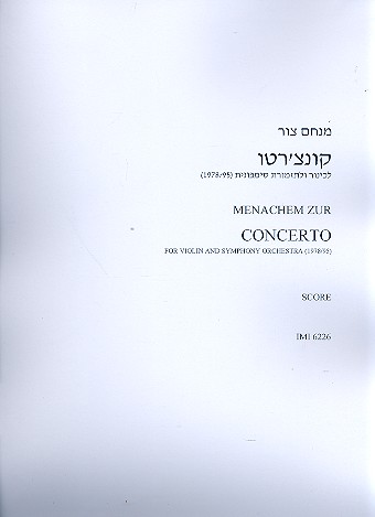 Concerto for violin and orchestra