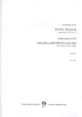 2 Ballads recollected