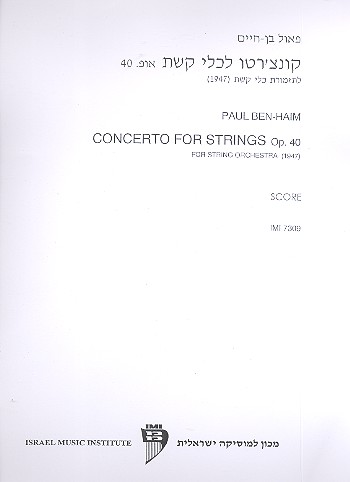 Concerto for Strings op.40