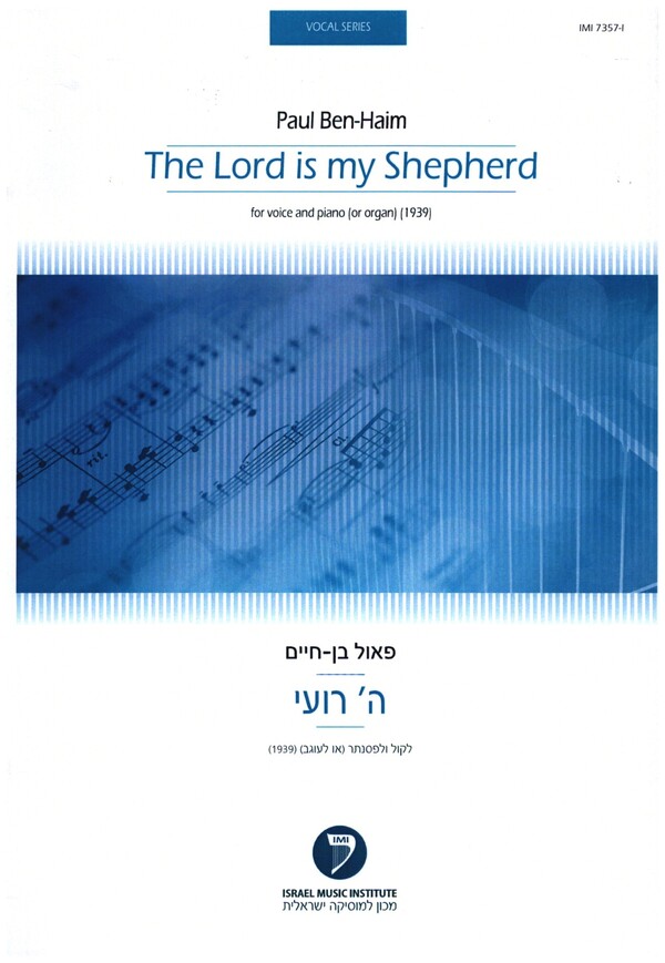The lord is my Shepherd