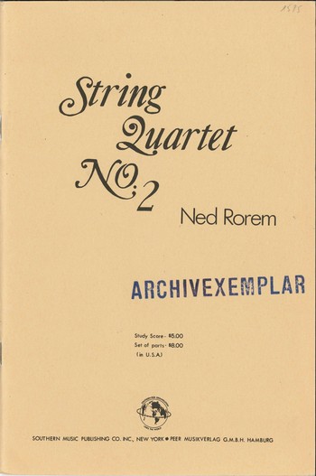 String Quartet no.2