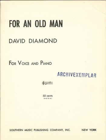 For an old Man