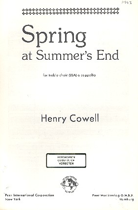 Spring at Summer's End