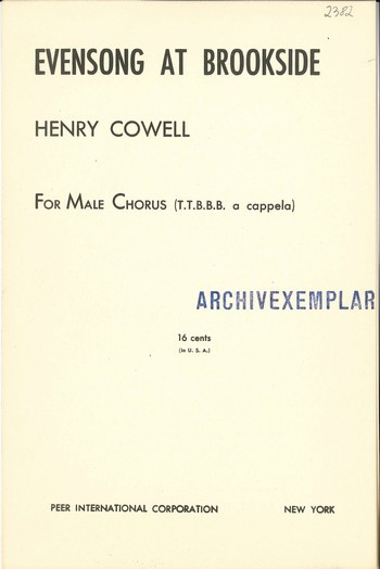 Evensong at Brookside