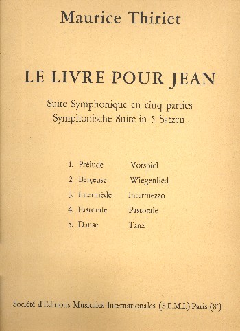 Le livre pour Jean