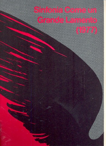 Sinfonia como un grande lamento