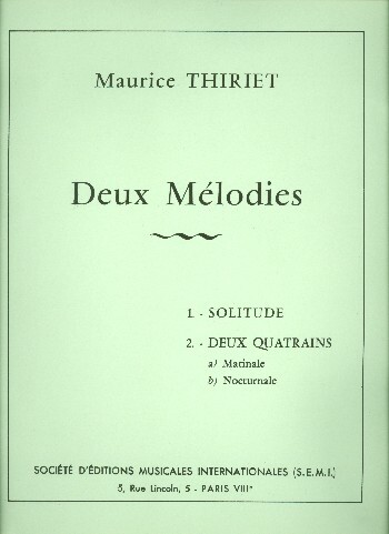 2 mélodies
