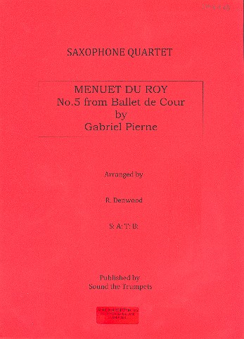 Menuet du roy No. 5 from "Ballet de cour"