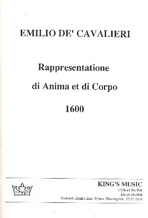 Rappresentatione di anima et di corpo