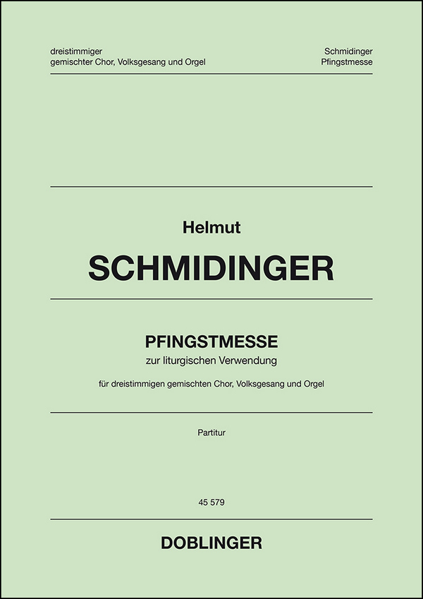 Pfingstmesse zur liturgischen Verwendung