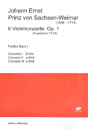 6 Konzerte op.1 Band 1 (Nr.1-3)