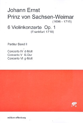 6 Konzerte op.1 Band 2 (Nr.4-6)