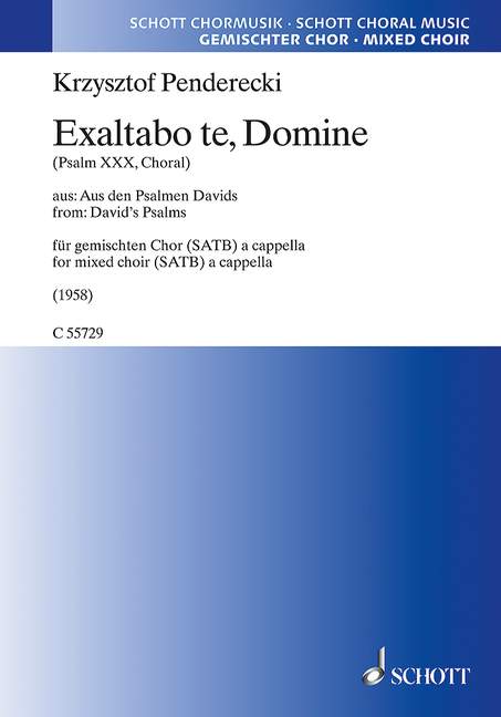 Exaltabo te Domine